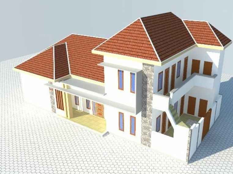 Portofolio 7 Desain Rumah 3D 2 Lantai Minimalis